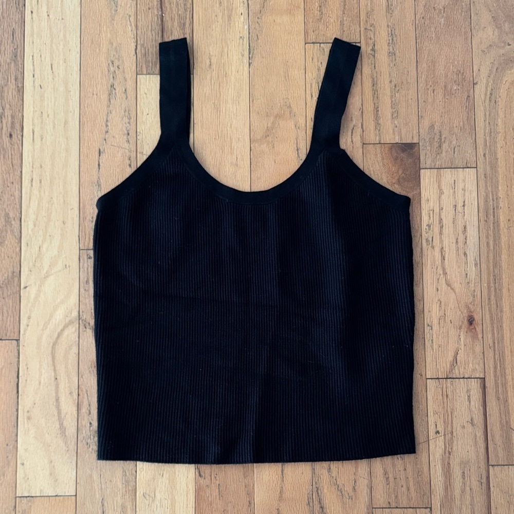 Abercrombie & Fitch | Black Ribbed Tank Top | size XL